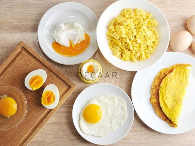 peel da có được ăn trứng không